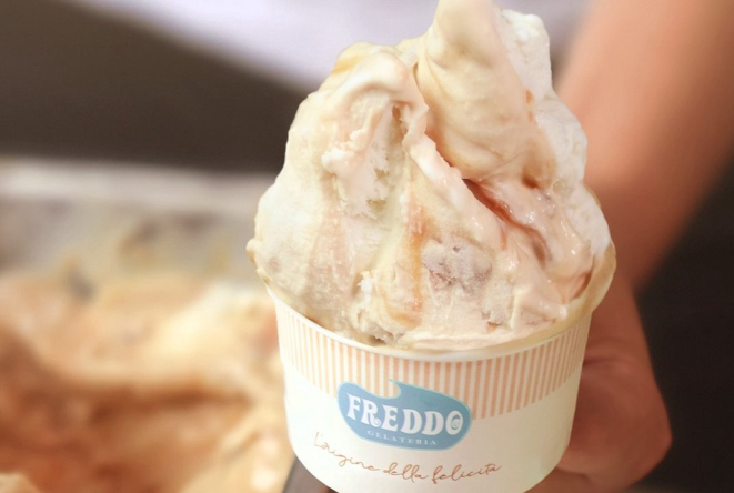 Freddo serve gelatos seguindo a receita italiana. Foto: divulgação 