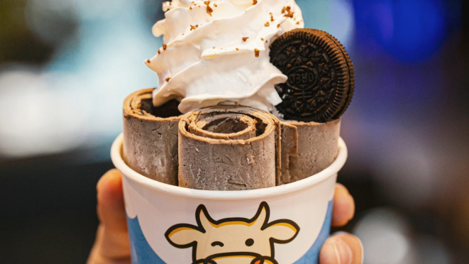 Gelatos da Milky Creamery têm menos açucar, 0% de gordura trans e até 60% gordura que o sorvete tradicional. Foto: divulgação 