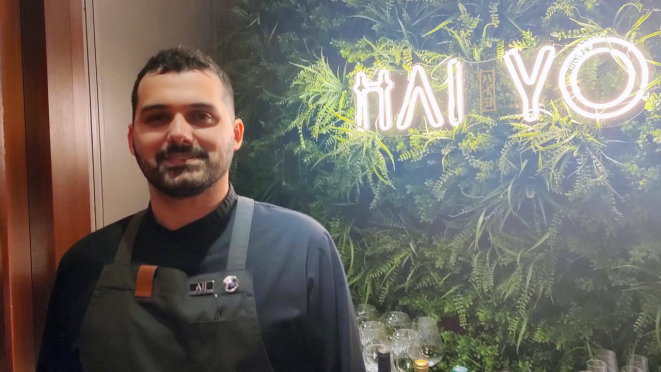 O chef Lucas Coelho criou alguns pratos novos para o jantar harmonizado pelo sommelier Diego Arrebola no Hai Yo.