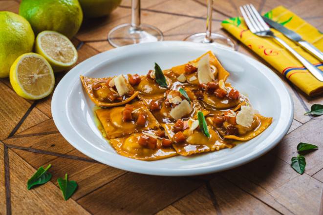 O Limoeiro Casa de Comidas é especializado na gastronomia italiana e surpreende pela variedade de ingredientes e temperos. Foto: Priscilla Fiedler