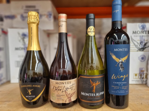 Vinhos clássicos da Viña Montes em jantar harmonizado no Cas.Cais