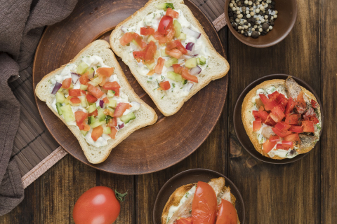 Aprenda a preparar uma Bruschetta Italiana para a entrada do almoço de Dia das Mães