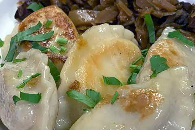 A receita polonesa de Pierogi será servida na hora do almoço, durante o evento. | Foto: Divulgação