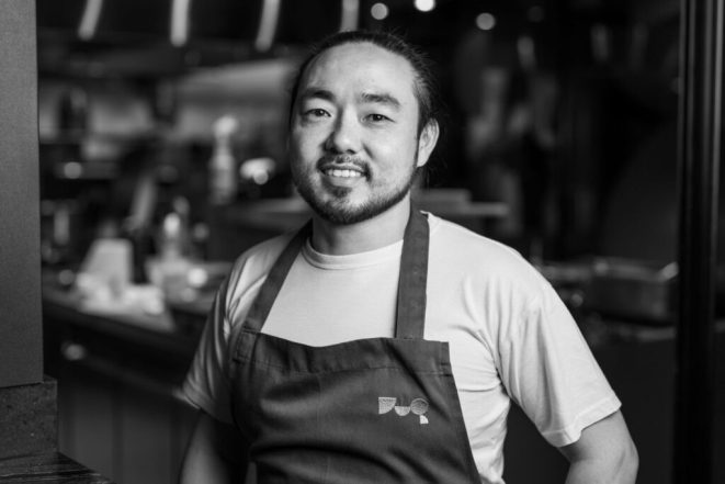 Além da cozinha clássica, o chef Felipe Miyake tem na Dobradinha uma de suas obras primas. | Foto: Rubens Kato.