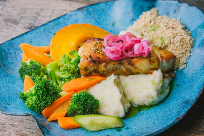 O Peixe Amado é um dos pratos principais escolhidos para o menu do Amado Pescador