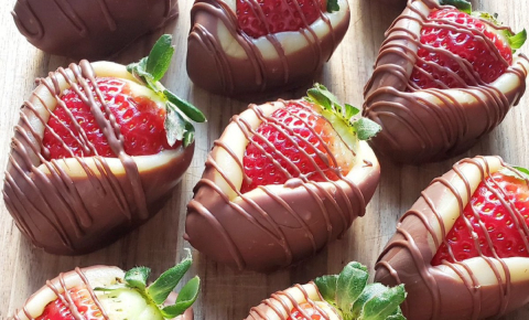 Bombons e Tarte Bretón: saiba como preparar duas sobremesas com morango