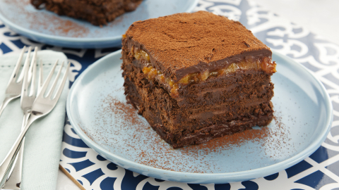 Clima de fim de ano: confira receita de pavê de chocolate com damasco