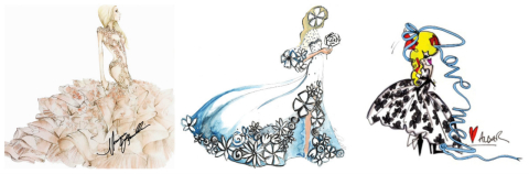 Estilistas sugerem vestidos para Lady Gaga se casar