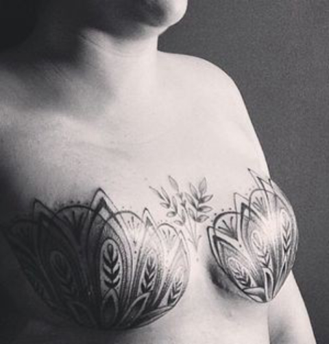 Tatuagens gratuitas após câncer de mama