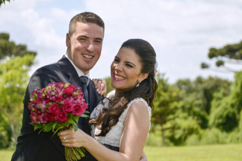 Felizes para sempre: Karla Cuba e Marcus Vinicius Schroeder