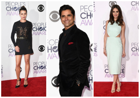 Preto e branco é destaque no look dos famosos do People’s Choice Awards 2016
