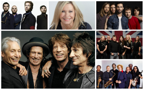 De Rolling Stones à Olivia Newton-John, os shows internacionais que São Paulo terá até abril