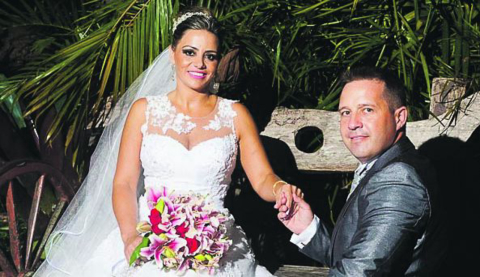 FELIZES PARA SEMPRE: Joseli Melo da Silva e Leonardo Leonardi
