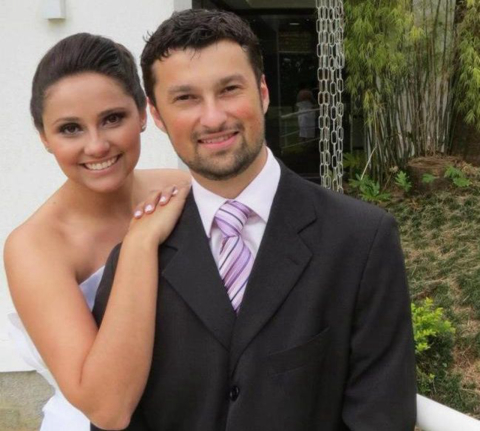 FELIZES PARA SEMPRE: Fernanda Della Colleta Pereira e Leandro José de Moraes