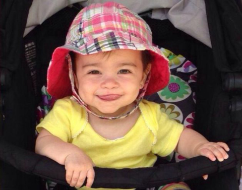 MEU BEBÊ: Luiza Dantas Meneghini, 10 meses