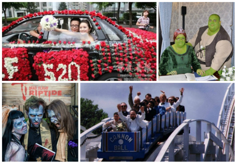 9 maneiras estranhas de fazer uma festa de casamento