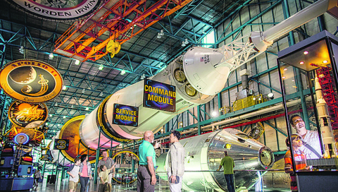 Em Cabo Canaveral, na Flórida, uma viagem pelo mundo dos astronautas