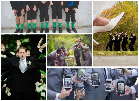 Noivos também arrasam nas fotos de casamento