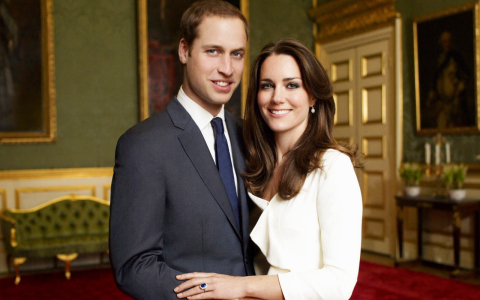 Kate Middleton e príncipe William completam 5 anos de casados