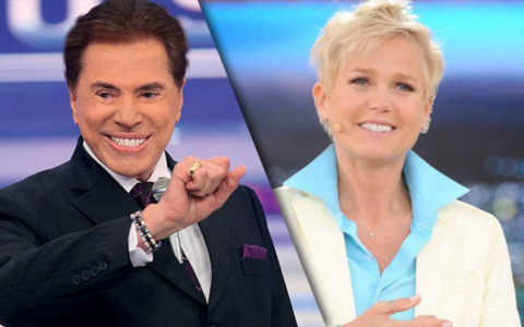 Silvio Santos anuncia linha de cosméticos de Xuxa Meneguel