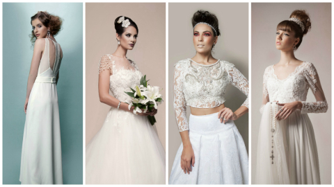 4 vestidos de noiva vintage: romântico, moderno, clássico e Art Déco