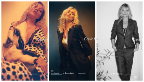 Kate Moss estrela campanha da Calvin Klein lançada no Snapchat