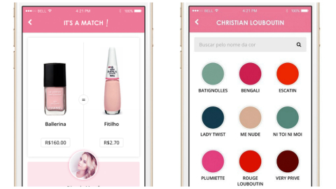Mais barato: app encontra esmaltes similares a importados