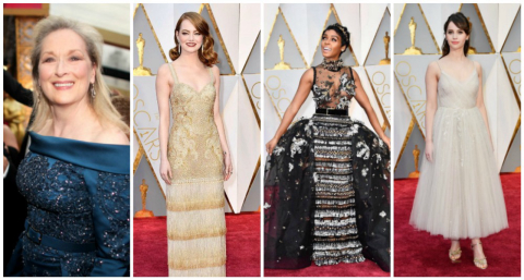 Oscar 2017: veja looks que chamaram a atenção no tapete vermelho