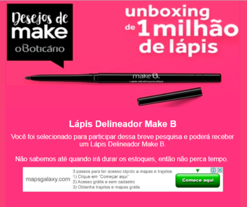 CUIDADO! Golpes via WhatsApp prometem maquiagem e kits de Natal do Boticário