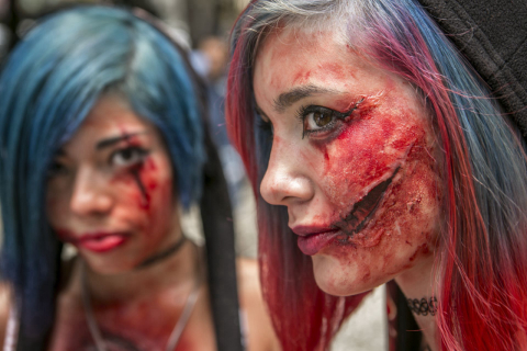 Nove ideias de maquiagem para a Zombie Walk de Curitiba