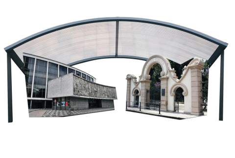 O telhado cultural de Curitiba