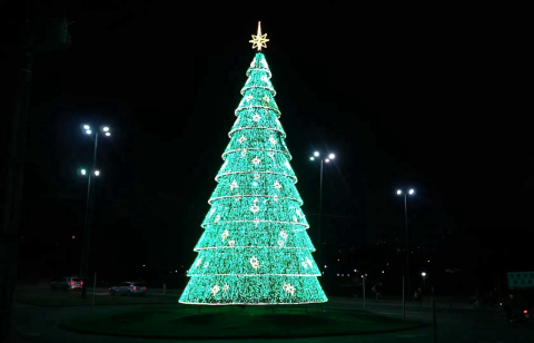 Cinco árvores de Natal para visitar em Curitiba na temporada de festas de fim de ano