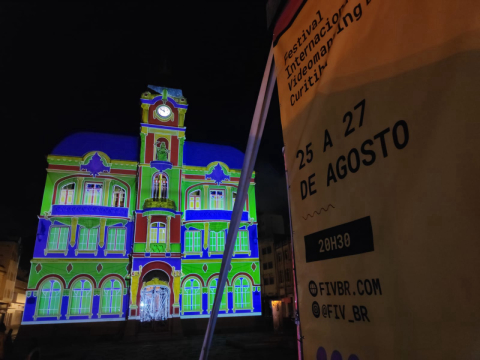 Festival internacional apresenta projeções artísticas na fachada do Paço da Liberdade
