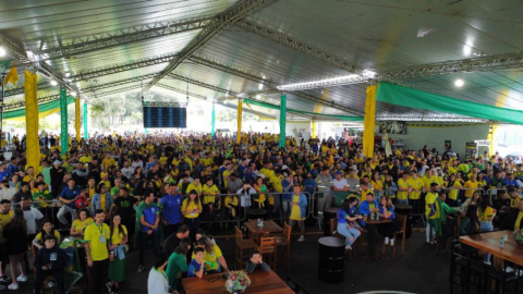 Copa no Parque é mais uma alternativa para acompanhar os jogos do Brasil na Copa
