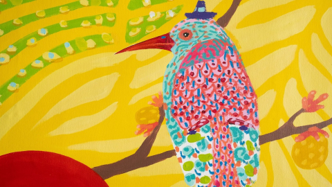 Rimon Guimarães transforma sala do MON em seu ateliê e apresenta exposição inédita