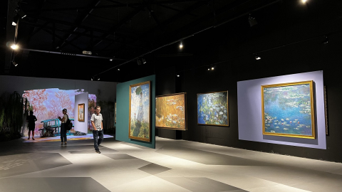 SOS RS: Shopping leiloa quadros das exposições sobre Monet e Klimt