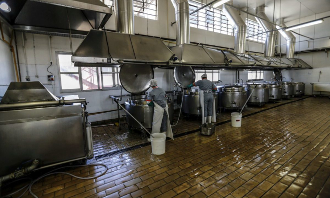 Área produtiva da Risotolândia em Araucária, na região metropolitana de Curitiba.