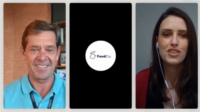 Junior Durski conversou com Talita Boros Voitch na primeira Arena FoodCo. de Experiências.