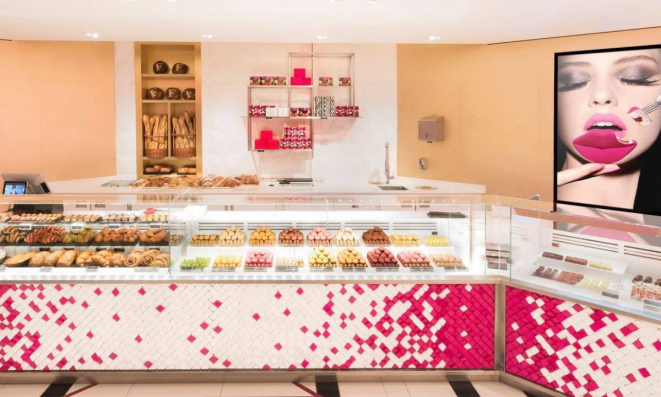 Modelo de boutique de doces e delicatessen da Fauchon.
