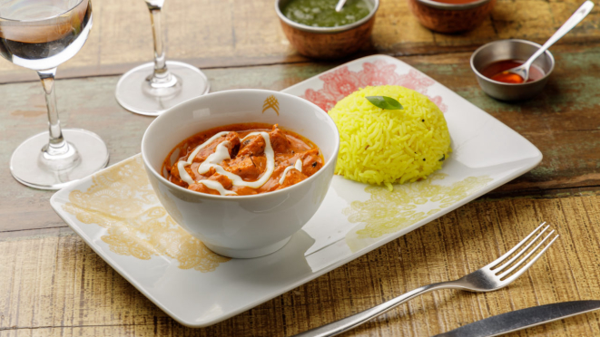 Butter chicken, do Swadisht Cozinha Indiana | Foto: Fernando Zequinão