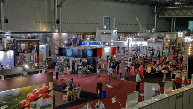 Pavilhão do ExpoMinas, onde é realizada anualmente a Semana Internacional do Café.