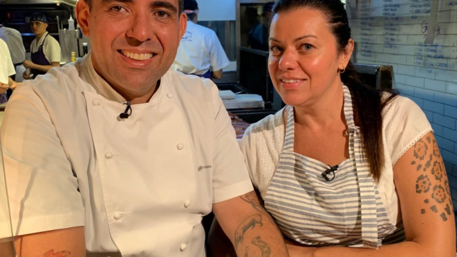 Jefferson e Janaína Rueda comandam juntos o premiado A Casa do Porco Bar.