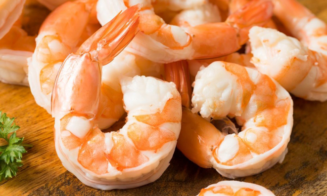 A cocção dos camarões varia de acordo com a receita.