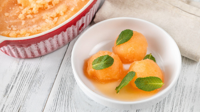 A base do sorbet é a água. Foto: Bigstock