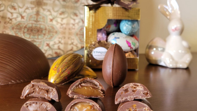 Caixas de mini ovos, trufas e bombons são tendências da fábrica D’Fuhrmann Chocolates. Foto: divulgação