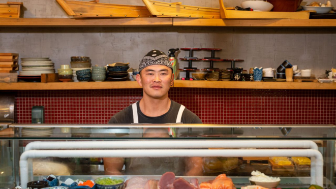 Vinícius Fuji: chef comanda o Fujii Cozinha.