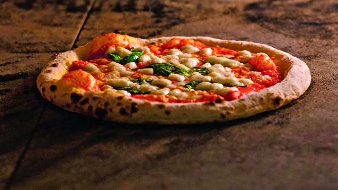 Pizza Marguerita, ao estilo de Nápoles, da pizzaria Mathilda