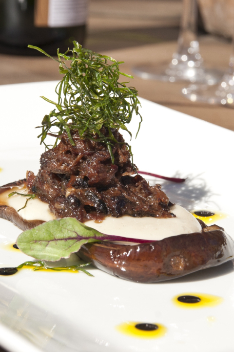 Berinjela na brasa em conserva