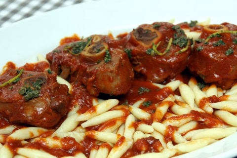 Ossobuco de vitela in gremolata