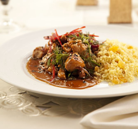 Peito de peru defumado